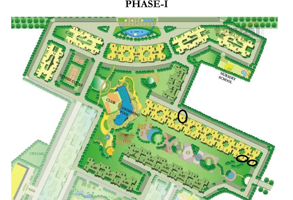2BHK resale sare crescent parc master plan new