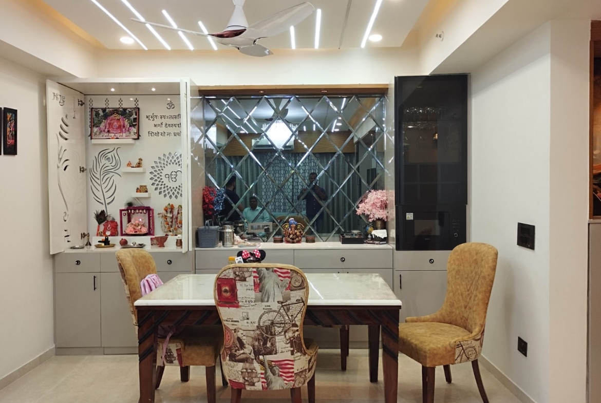 3BHK for sale in Umang Winter Hills dining area