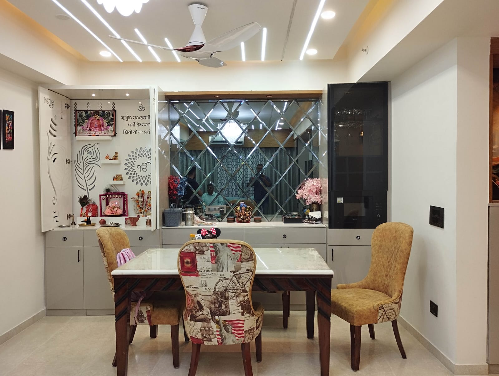 3BHK for sale in Umang Winter Hills dining area