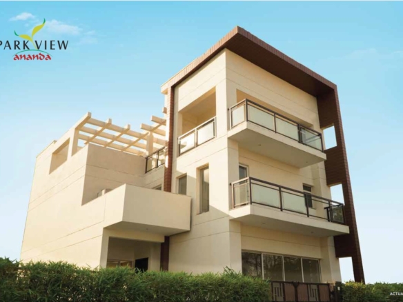 Bestech_ananda_triplex_villa_facade